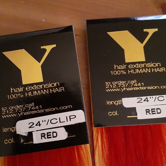 New Clip In Long 100% Human Hair Extensions 24" Extra Long Highlightes 20 Packs - Picture 9 of 9